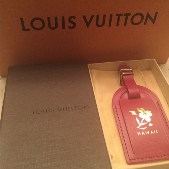 Louis Vuitton Large Luggage Tag - Red Hawaii Limited Edition - Picture 2 of 8